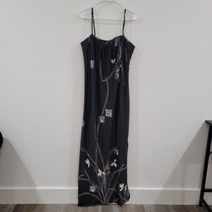 Vintage Penneys Hawaii Womens Maxi Dress Size 11 Y2k Floral Tropical‎ Vacation